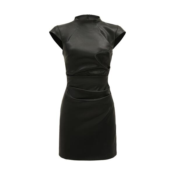 赤ちょうちん一点 レディース トップス 衣裳 ミニ Bardot Women\u0027s Mini Dress Black 黒いこと