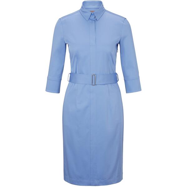 主任者 レディース トップス 衣装 Boss Women\u0027s Daliri1 Wrap Dress Open Blue 青色