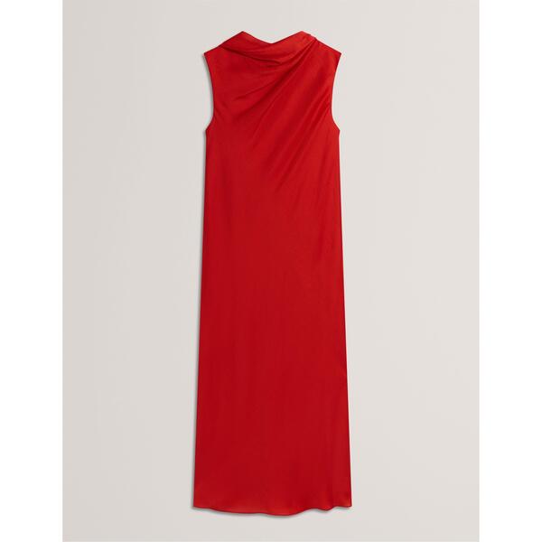 テッドベーカー レディース トップス 衣装 MIDI Ted Baker Women\u0027s Tie Midi Slinky Dress Burnt Orange オレンジ色