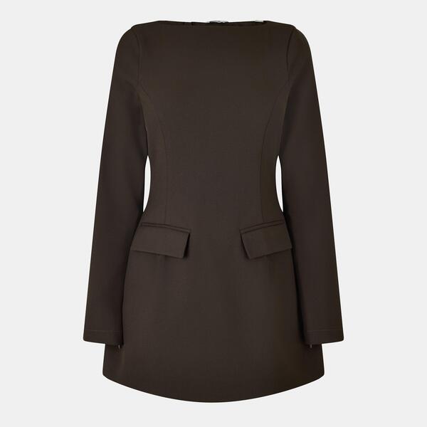 手玉 濾過性病原体 レディース トップス 衣裳 ミニ Jack Wills Women\u0027s Boat Neck Mini Dress Cocoa チョコレート