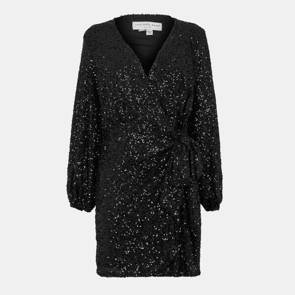 ネバーフリードレスド レディース トップス 衣裳 Never Fully Dressed Women\u0027seq Vienna Wrap Dress Black 黒いこと