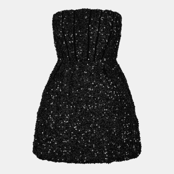ジャーロ レディース トップス 衣装 Jarlo Women\u0027s Layla Corset Dress Black 黒いこと