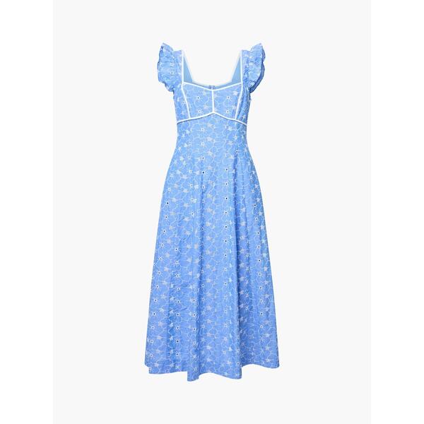 フレンチコネクション レディース トップス 衣装 マキシ French Connection Women\u0027s Long Maxi Dress Chambray Blue 青色