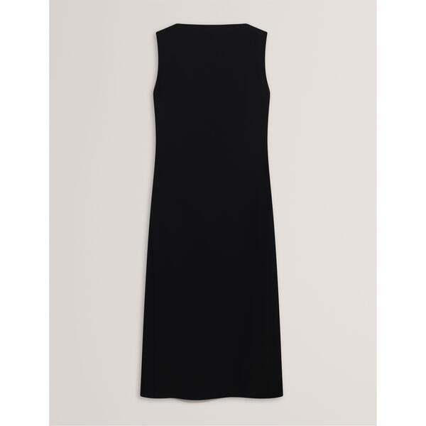 テッドベーカー レディース トップス 衣装 MIDI Ted Baker Women\u0027s Pleat Midi Tea Dress Black 黒いこと