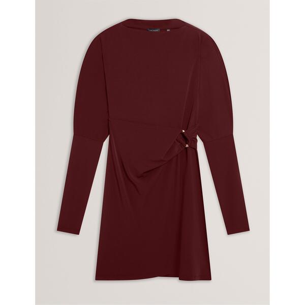 テッドベーカー レディース トップス 衣装 ミニ Ted Baker Women\u0027s Mini Wrap Dress Oxblood オックスブラッド
