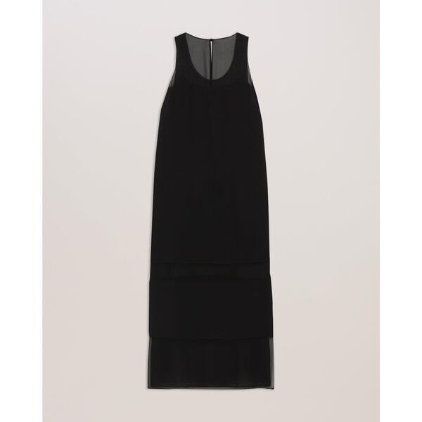 テッドベーカー レディース トップス 衣装 MIDI Ted Baker Ted Baker Short Sleeve Midi Dress Black 黒いこと