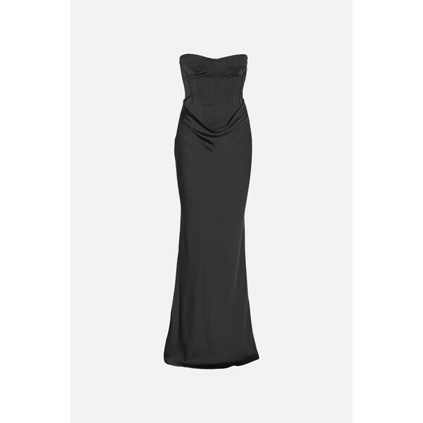 ローテート レディース トップス 衣裳 マキシ Rotate Women\u0027s Kailey Long Maxi Dress Black 黒いこと