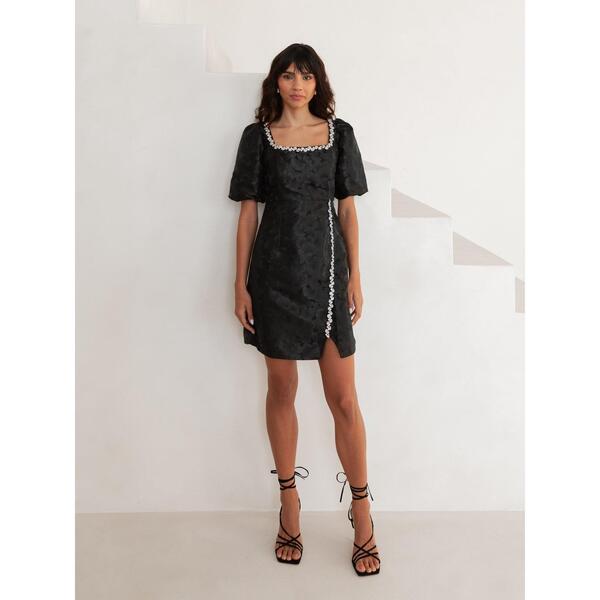 ラブドローズ レディース トップス 衣裳 ミニ Lovedrobe Womens Jacquard Mini Dress Black 黒いこと