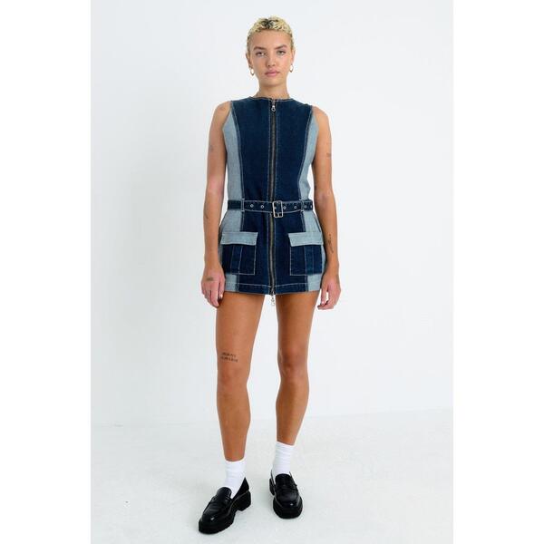ザラグドプリースト レディース トップス 衣裳 ミニ The Ragged Priest Women\u0027s Hose Mini Dress Indigo インディゴ