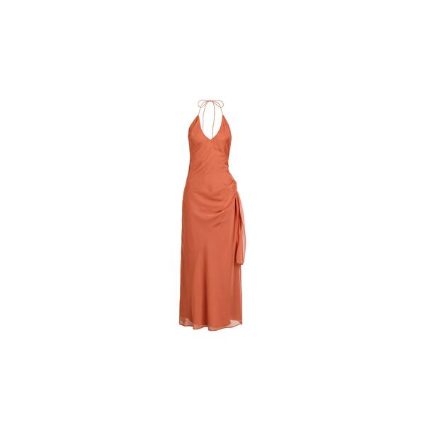 赤ちょうちん一点 レディース トップス 衣裳 マキシ Bardot Womens Cyrel Maxi Long Dress Burnt Orng