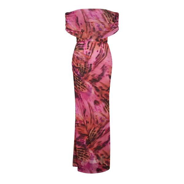 アイソウイットファースト レディース トップス 衣裳 刷り上げる メッシュ マキシ I Saw It First Printed Mesh Maxi Dress Mutli