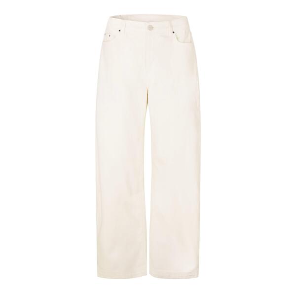 ザ クチュール 野球クラブ レディース ボトムス ジーンズズボン下 ワイドレッグ デニム The Couture Club Women\u0027s Barrel Wide Leg Jeans Ecru エクリュ
