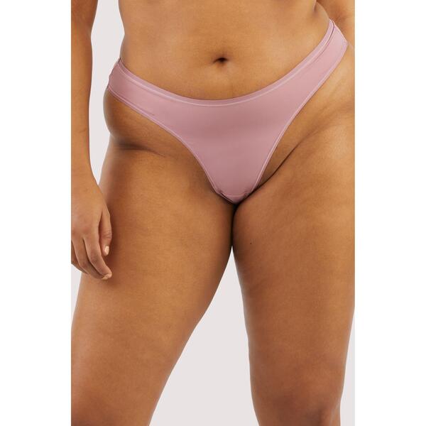 プレイフルプロミス レディース アンダーお召しもの ズボン下 Playful Promisesecond Skin Rose Recycled Thong Pink サクラ色