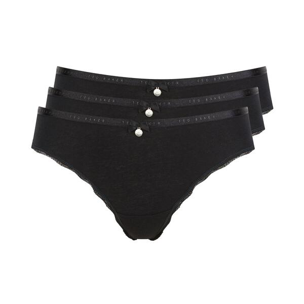 テッドベーカー レディース アンダーお召しもの ズボン下 Ted Baker Women\u0027s Harriothong Jet Black 黒いこと