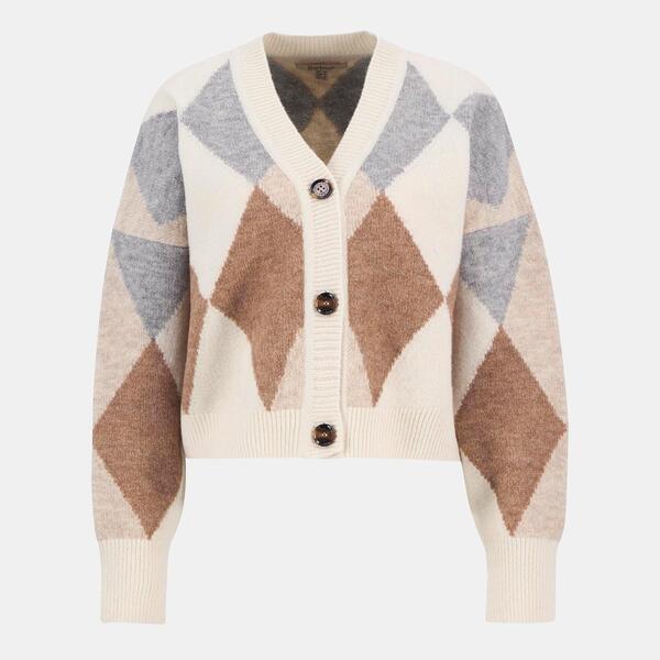 バブアー レディース アウター ジレー Barbour Silvia Cardigan Multi マルチ色つや