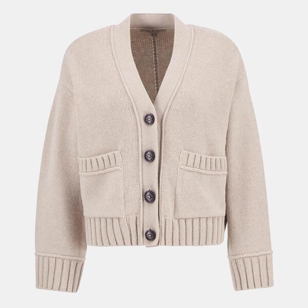 バブアー レディース アウター ジレー Barbour Faye Cardigan Oatmel