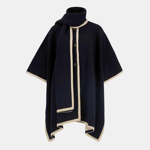 バブアー レディース アウター ジレー ケープ青写真 旗がしら ケープ Barbour Womens River Cape Dark Navy 米国海軍