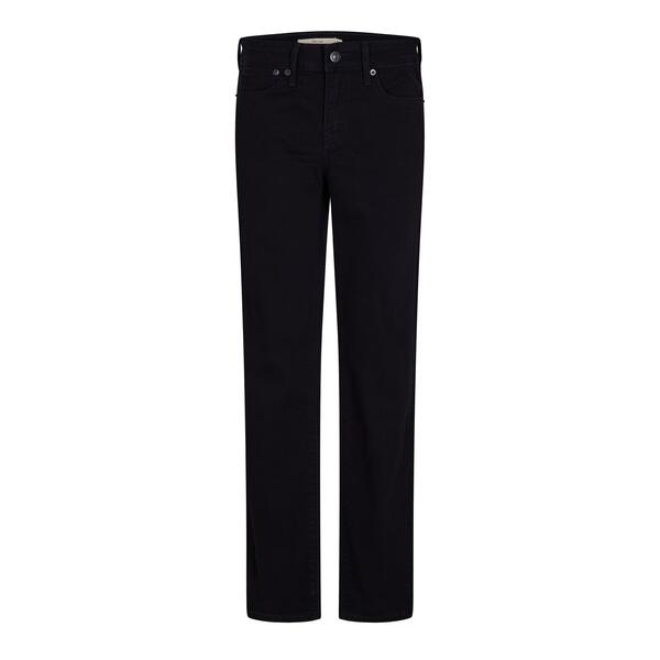 リーバイス レディース ボトムス デニムパンツ スリムフィット ジーンズ Levis Women's Miles Apa Welt Pocket Slim Fit Jeans Night Is Black ブラック｜ReVida 店