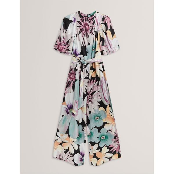 テッドベーカー レディース トップス 衣装 ワイドレッグ 飛び降りる背広 Ted Baker Women\u0027s Wide Leg Jumpsuit Black 黒いこと
