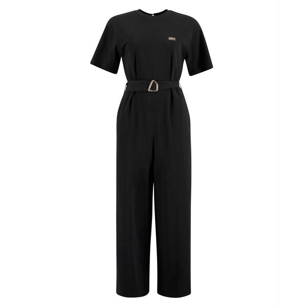 バブアー レディース トップス 衣裳 飛び降りる背広 Barbour International Women\u0027s Jumpsuit Black 黒いこと