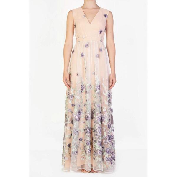 トゥルーデカデンス レディース トップス 衣裳 マキシ True Decadence TRUE Maxi Dress Ld99 Nude Lilac Embr 紫はしどい