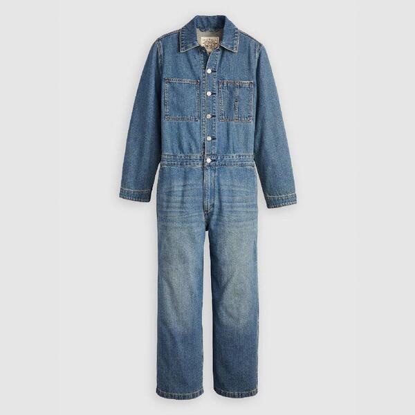 リーヴァイズジーンズ レディース トップス 衣装 飛び降りる背広 Levis Women\u0027s Iconic Stop Flaxing Junior Jumpsuit Stop Flaxing