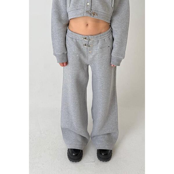 ザラグドプリースト レディース ボトムス カジュアルパンツ ジョガーパンツ フリース The Ragged Priest Women's Open Hem Fleece Joggers Grey グレー|ReVida 店