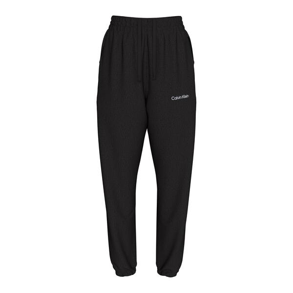 カルバンクライン レディース ボトムス 心地好いズボン下 ジョガーパンツ Calvin Klein Women\u0027s Closed Hem Woven Joggers Black 黒いこと