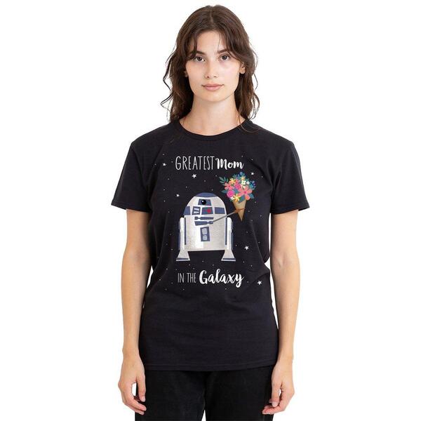 はやりっ児 ウォーズ レディース トップス プルオーバー Star Warstar Wars Mothers Day Greatest Mom インチ the Galaxy Black 黒いこと