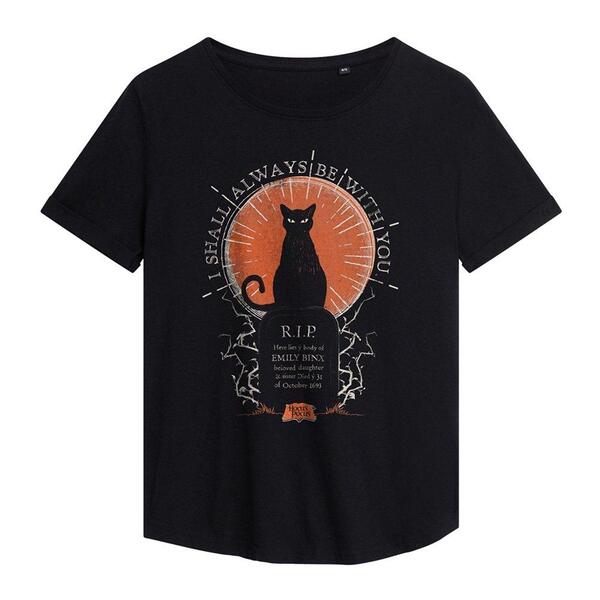 ウォルトディズニー レディース トップス プルオーバー Disney Hocus Pocus Thackery Binx Shall Always Be With You Black 黒いこと
