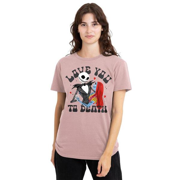 ウォルトディズニー レディース トップス プルオーバー Disney The Nightmare Before Christmas Love You To Death T Rose