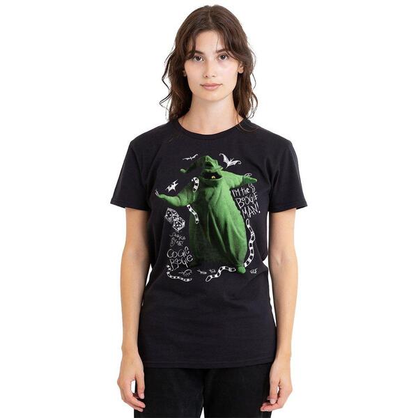 ウォルトディズニー レディース トップス プルオーバー Disney The Nightmare Before Christmas Im Oogie Boogie T- Black 黒いこと