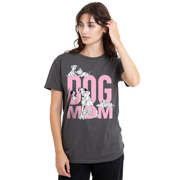 ウォルトディズニー レディース トップス ティーシャツ Disney 101 Dalmatians Dog Mom T-Shirt Light Graphite Light Grey 薄墨色