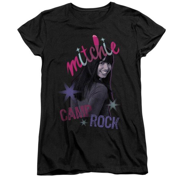ウォルトディズニー レディース トップス ティーシャツ Disney Camp Rock Mitchie Airbrush Tee Black 黒いこと