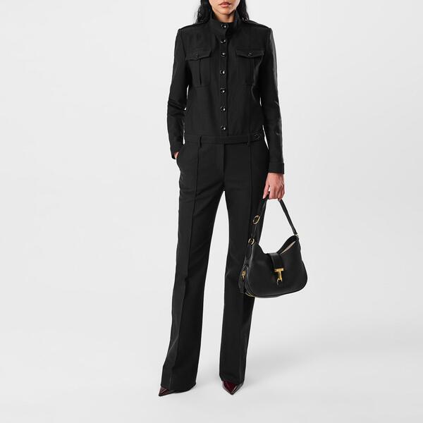 トム・ジェラルド・r・フォード レディース トップス 衣裳 飛び降りる背広 Tom Ford Safari Jumpsuit Black 黒いこと