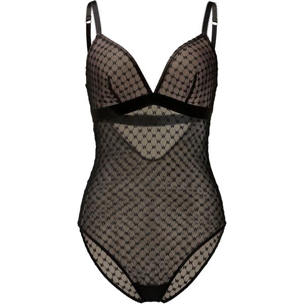 ウォルフォード レディース トップス プルオーバー 上半身背広 Wolford Triangle Bodysuit Womens Black 黒いこと