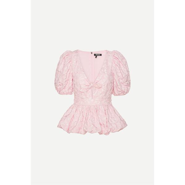 ローテート レディース トップス プルオーバー Rotate Women\u0027s Jacquard Puff Sleeve Top Ballerina