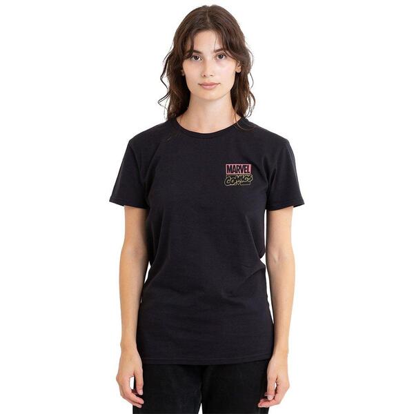 マーベル レディース トップス ティーシャツ Marvel The Avengers Assemble T-Shirt Black 黒いこと
