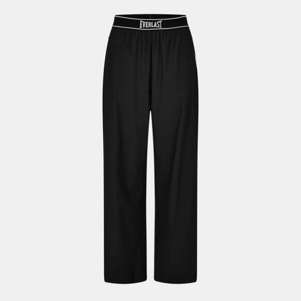 エバーラスト レディース ボトムス 心地よいズボン下 貨物自動車ズボン下 Everlast Woven Track Pant Womens Black 黒いこと