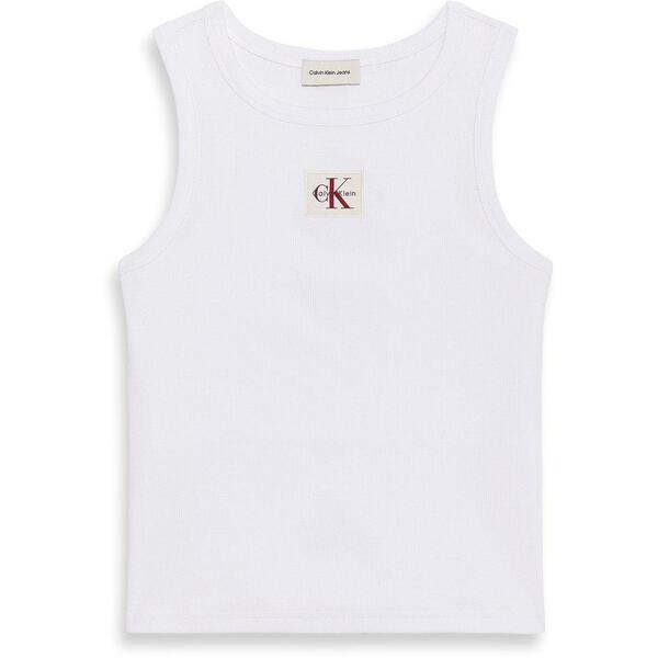 カルバンクライン レディース トップス プルオーバー より良い Calvin Klein Jeans Women\u0027s Tank Vest Bright White 白いこと