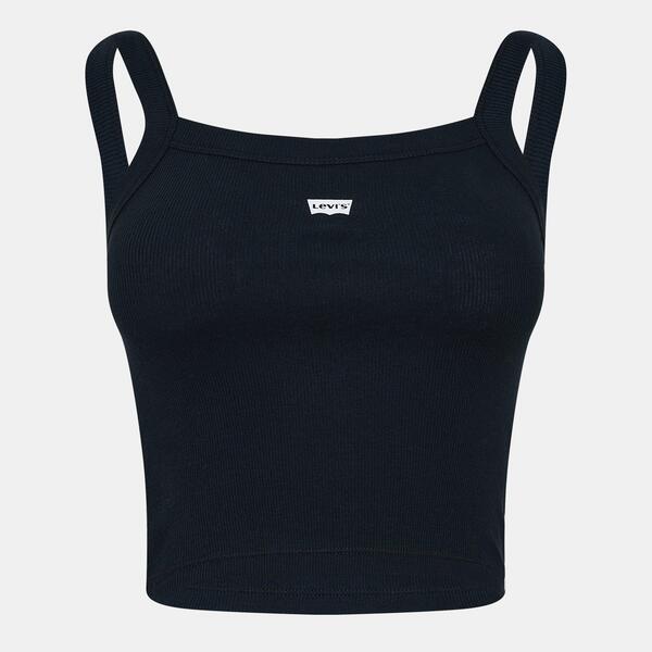 リーヴァイズジーンズ レディース トップス ティーシャツ 肋材 より良い Levis Women\u0027s Ribbed Tank Vest Black 黒いこと