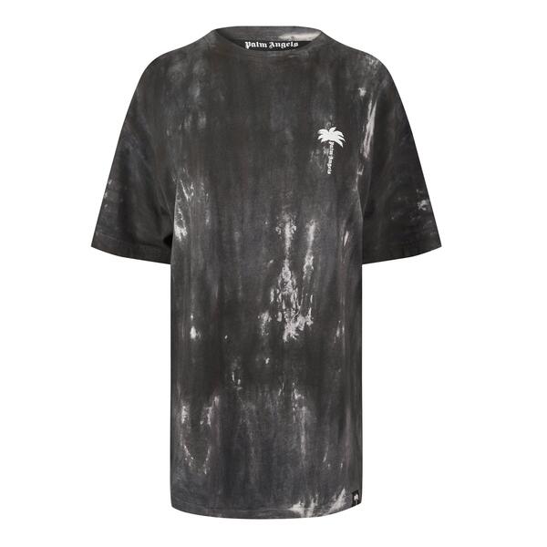 パーム・エンジェルス レディース トップス ティーシャツ Palm Angels Womens x Hibiza Tie Dye T-Shirt Black 黒いこと
