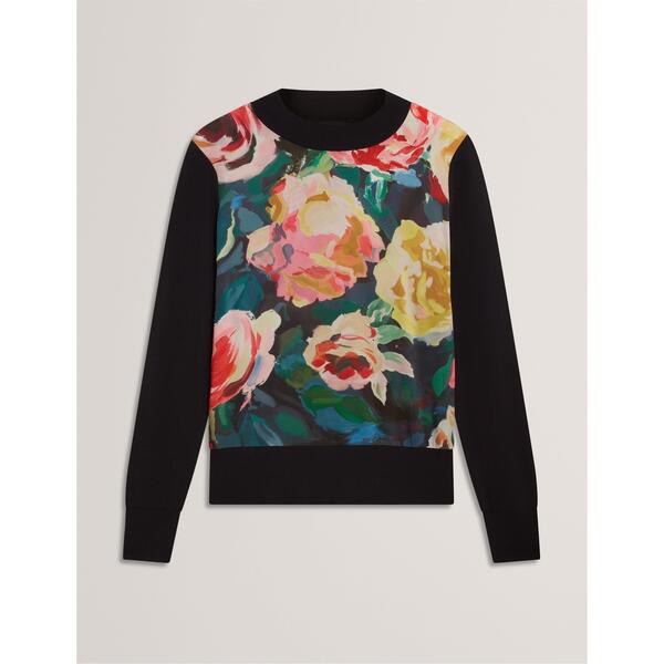 テッドベーカー レディース トップス プルオーバー 編み物 Ted Baker Women\u0027s Knitted Top Navy 米国海軍