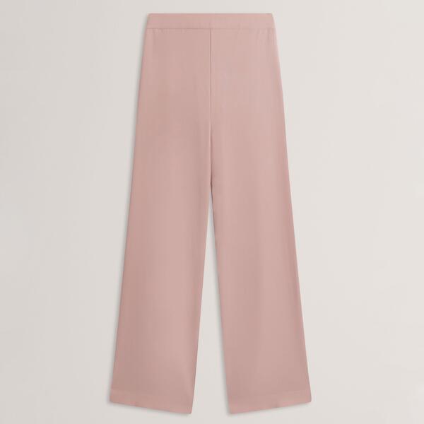 テッドベーカー レディース ボトムス 心地よいズボン下 ワイドレッグ Ted Baker Ted Baker Piping Detail Pull-On Wide Leg Trousers Dusky-Pink サクラ色