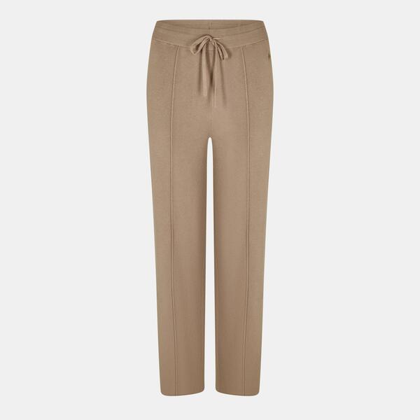 手玉 濾過性病原体 レディース ボトムス 心地好いズボン下 編み物 Jack Wills Knitted Pin-Tuck Trousers Women Taupe トープ