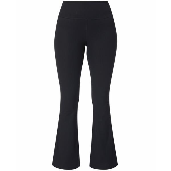 スウェッティベティ レディース ボトムス 心地好いズボン下 Sweaty Betty Women\u0027s Glow Rib Flared Trousers black 黒いこと
