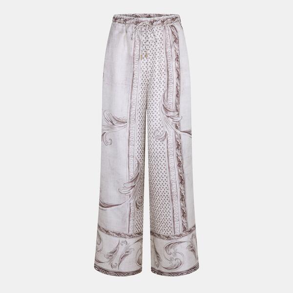 マックスマーラ レディース ボトムス 心地よいズボン下 Max Mara Women\u0027s Rive Palazzo Trouser Ivory 象牙色