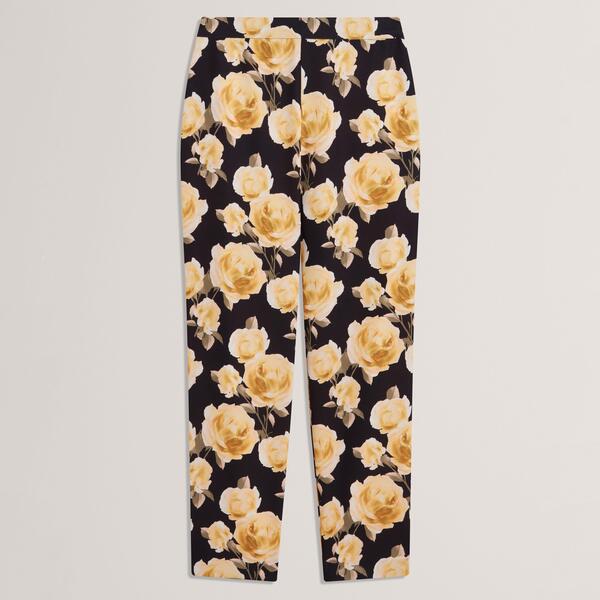 テッドベーカー レディース ボトムス 心地よいズボン下 Ted Baker Women\u0027s Tapered Tailored Trousers BLACK 黒いこと