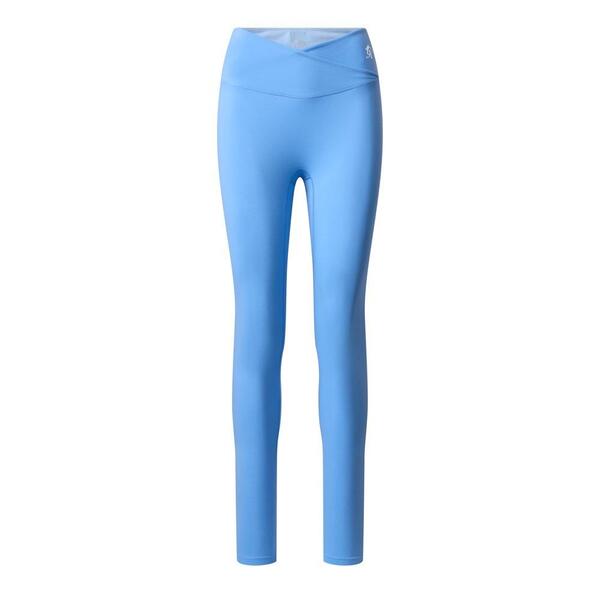 ジムキング レディース ボトムス レギンス 綿織物 Gym Kingym King 365 Wrap Over Legging - Blue Cotton Blue Cotton 青碧