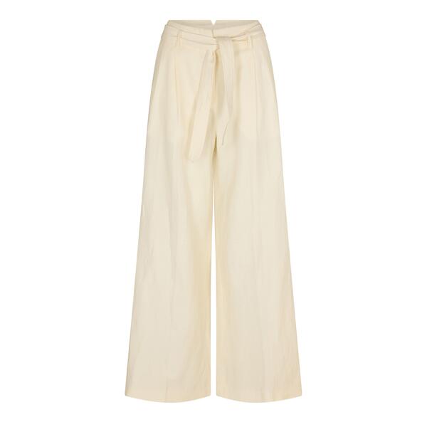 元締め レディース ボトムス 心地好いズボン下 ワイドレッグ Boss Tepiala 10259718 01 Wide Leg Trousers Womens Open White 白いこと